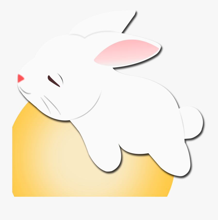 Annotate Ornament Character Snout Whiskers Line Clipart - 中秋 节 玉兔, Transparent Clipart