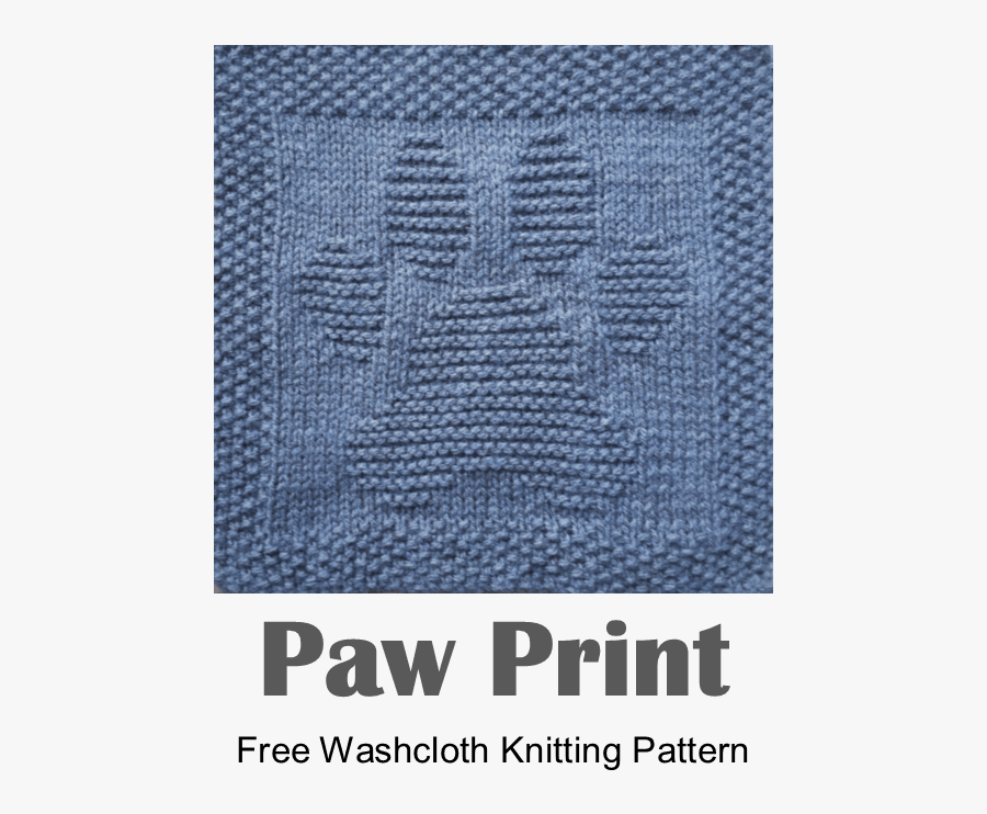 Transparent Pintrest Png - Dog Paw Print Knitting Pattern, Transparent Clipart