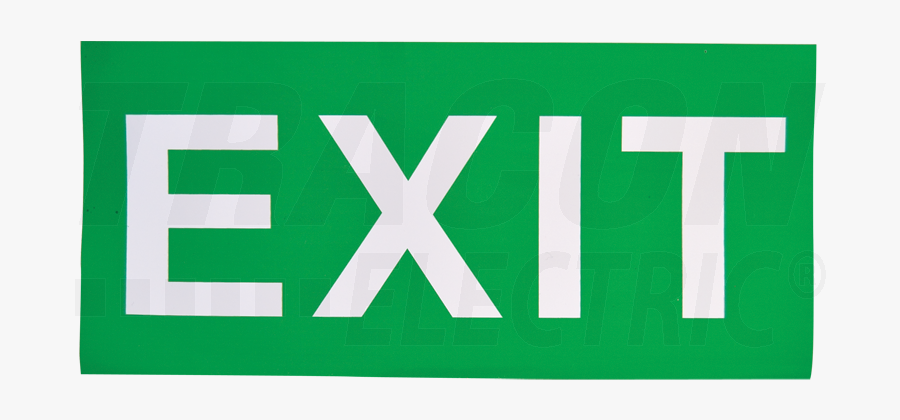 Emergency Teatar Light-emitting Diode Exit Lighting - Exit Light Png, Transparent Clipart
