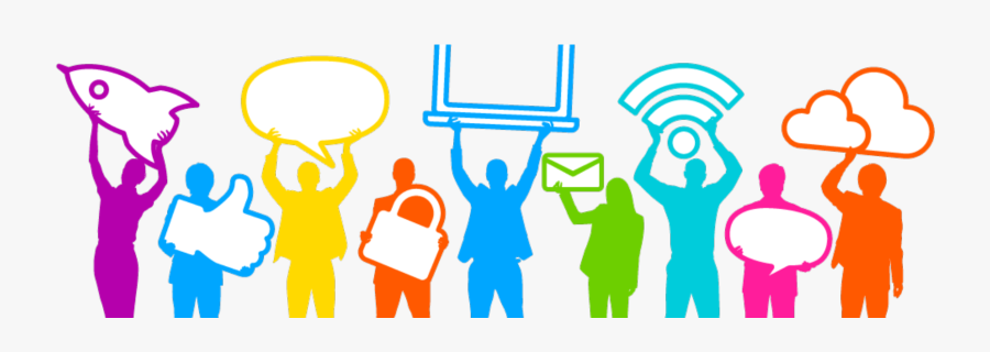 Social Media People Transparent, Transparent Clipart