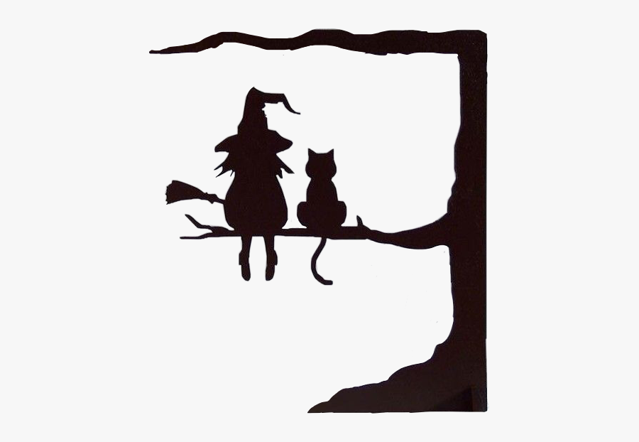 #halloween #bruja #whitch #black #cat #gato #gatto - Pumpkin Carving Ideas Witch, Transparent Clipart