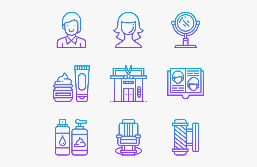 Barber Shop - Icon, Transparent Clipart