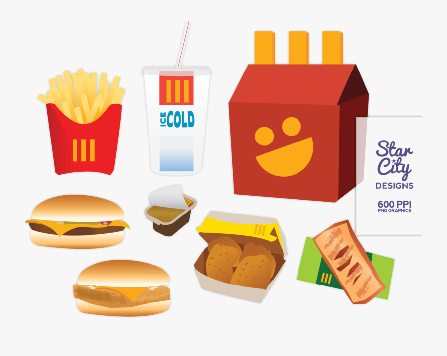 Mcdonalds Clipart Free And Images Tideas Transparent - Mcdonalds Food Clipart, Transparent Clipart