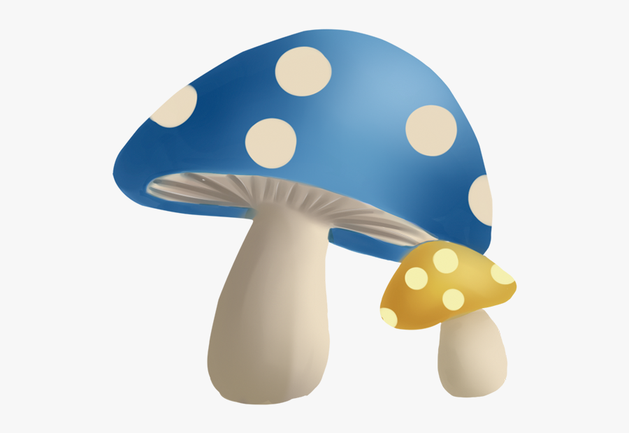 Beautiful Cute Mushrooms Cartoon Mushroom Free Clipart - Shiitake, Transparent Clipart