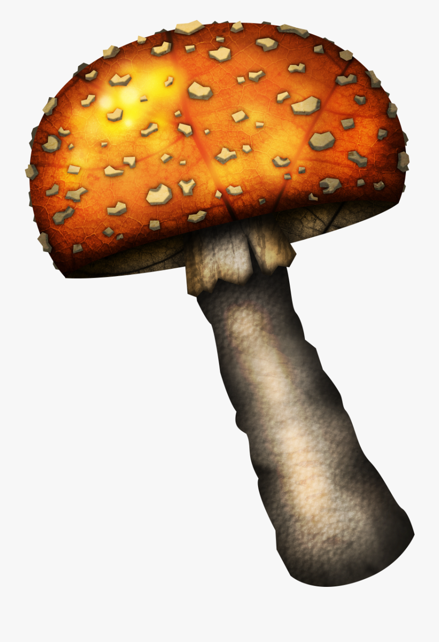 Mushroom Clipart Png - Red Transparent Mushroom, Transparent Clipart