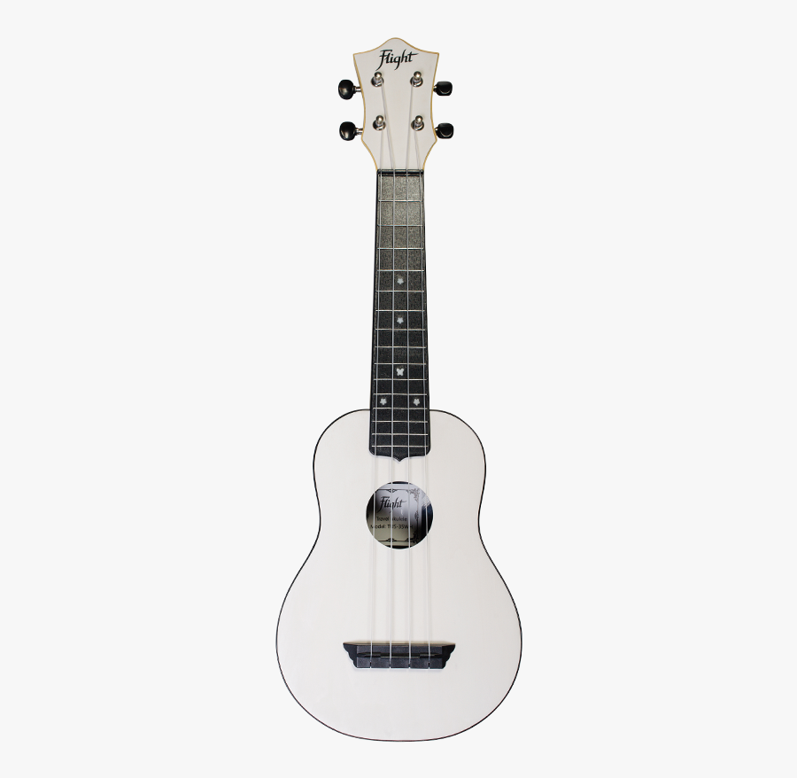 Flight Travel Ukulele White, Transparent Clipart