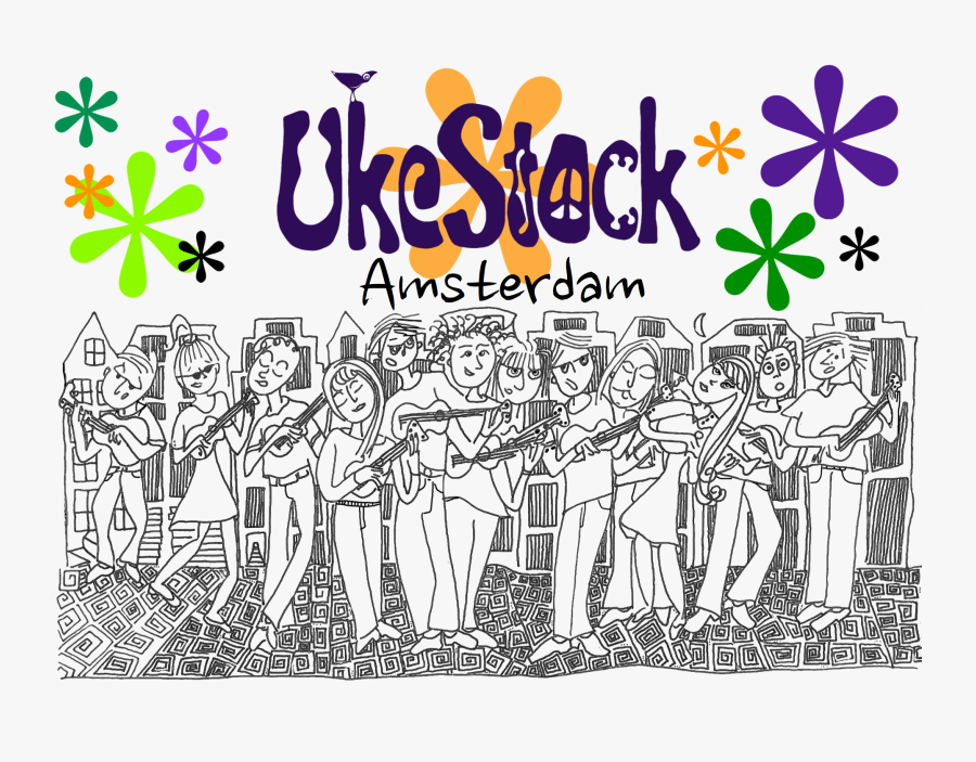 Transparent Ukulele Clipart Black And White - プリティー ガールズ スタンプ, Transparent Clipart