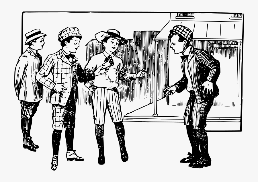 Boys In The Hood - Cartoon, Transparent Clipart