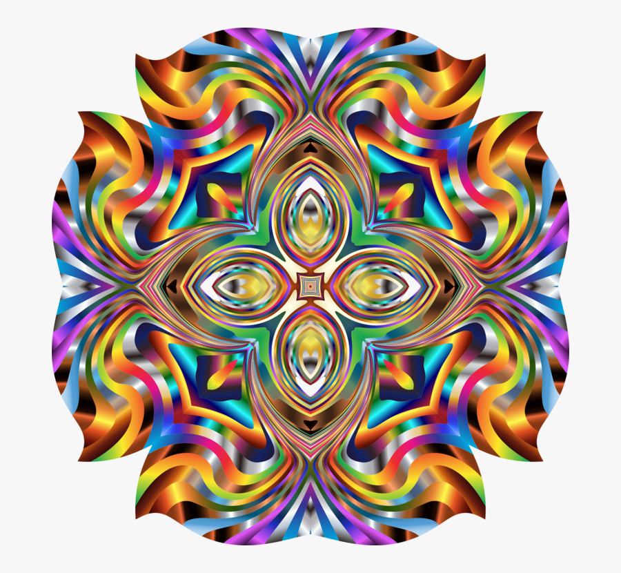 Kaleidoscope - Fractal Art, Transparent Clipart