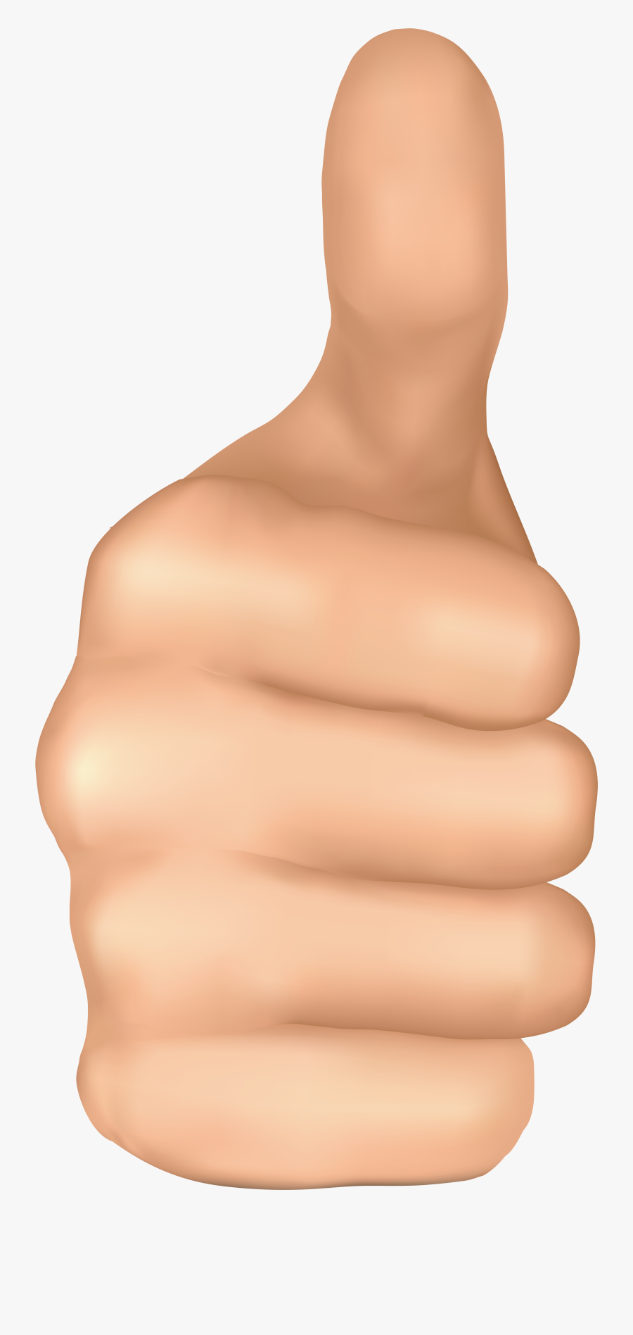 Thumbs Up Hand Png Clip Art - Girl, Transparent Clipart