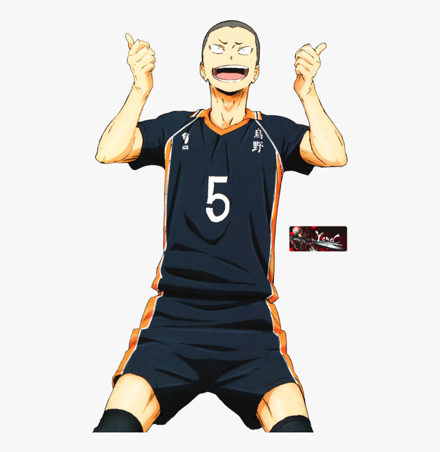 Transparent Haikyuu Thumbs Up - Ryuunosuke Tanaka, Transparent Clipart