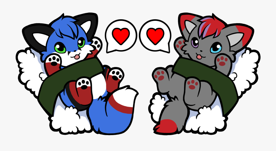 Albi And Aurius Sushi Rolls - Sushi Wolf, Transparent Clipart