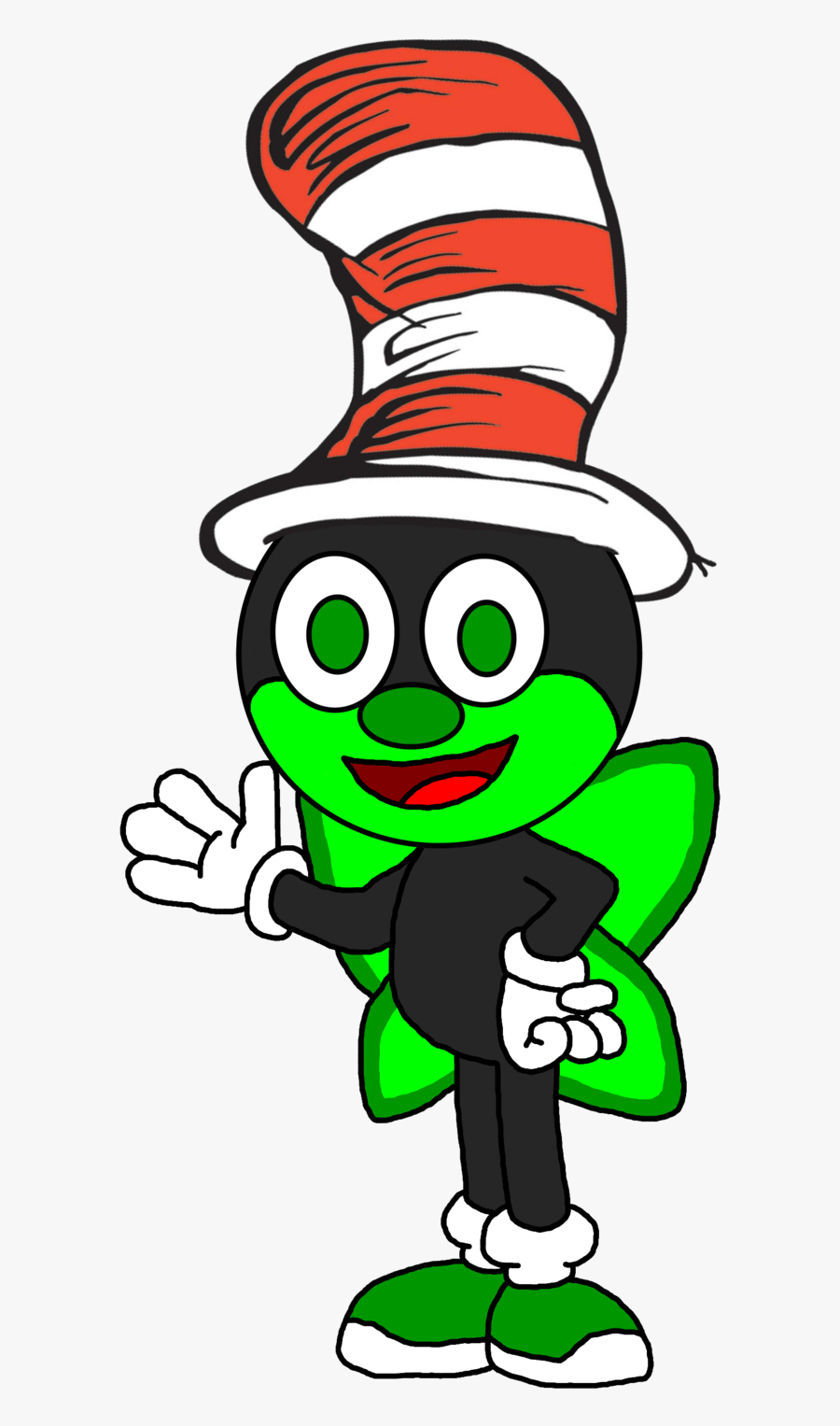 Moffee"s Wearing A Dr - Cat In The Hat Hat, Transparent Clipart