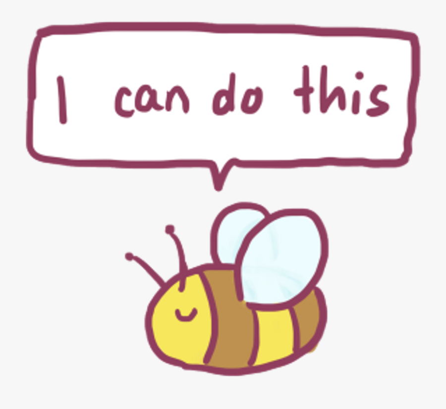 Bee Cutebee Cute Kawaii Icandothis Freetoedit - Bee Aesthetic Transparent, Transparent Clipart
