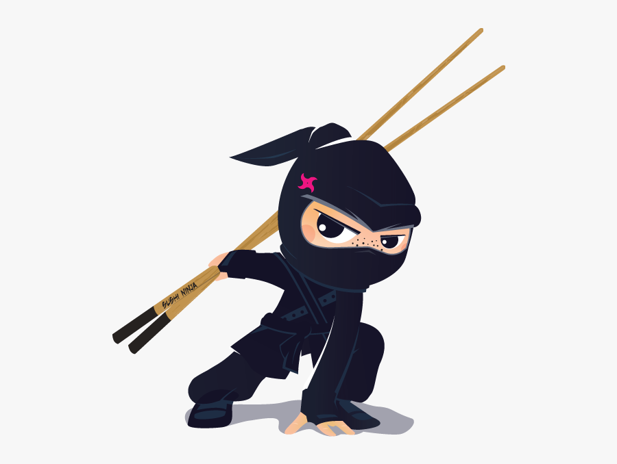 Sushi Ninja Logo Png, Transparent Clipart