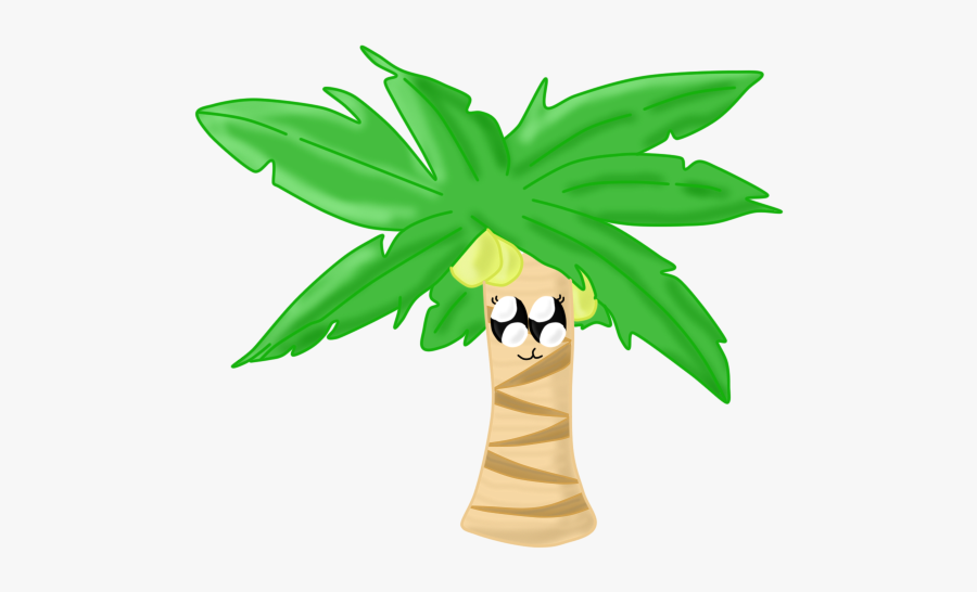 Clip Art Kawaii Tree - Kawaii Palm Tree Png, Transparent Clipart