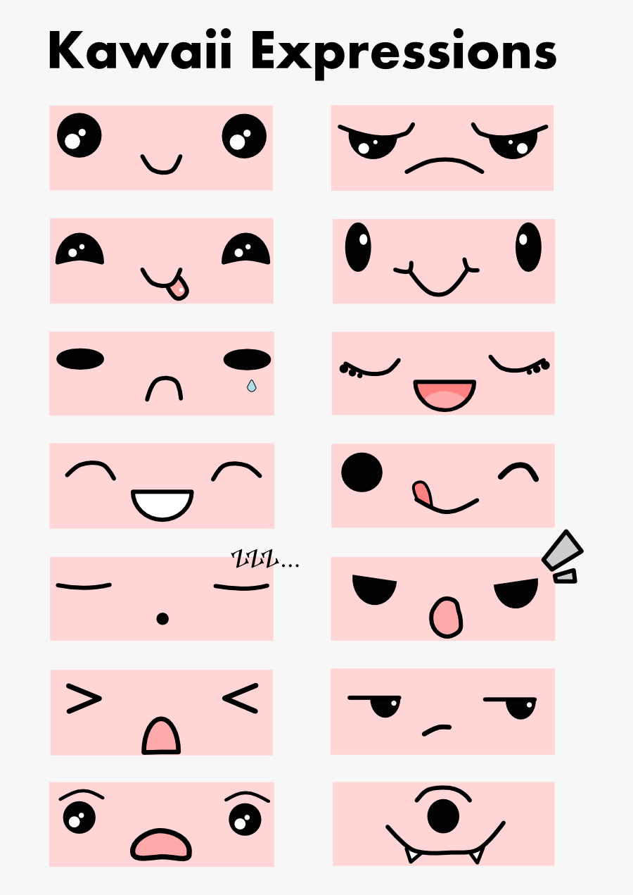 Cute Little Kawaii Drawings, Transparent Clipart
