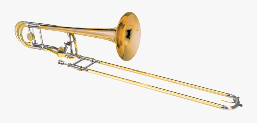 Brass Band Instrument - Trombone Png, Transparent Clipart