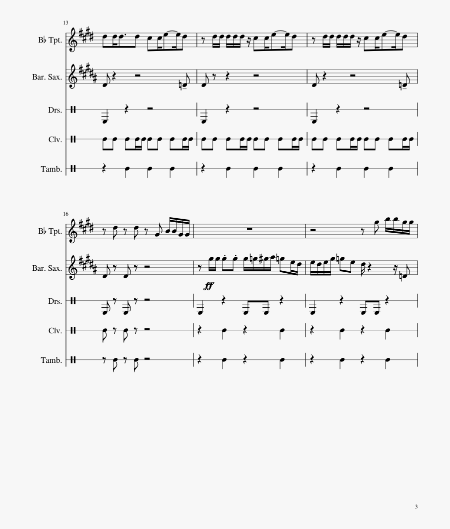 Clip Art Dirty Muse - Soprano Saxophone Pdf You Raise Me Up, Transparent Clipart