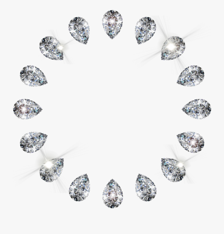 Clipart Diamond Rhinestone - Diamond Picture Frame Transparent, Transparent Clipart