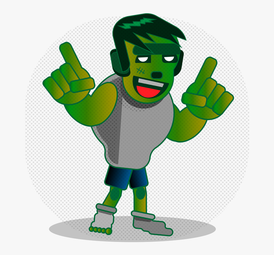 Zombie - Cartoon - Cartoon, Transparent Clipart