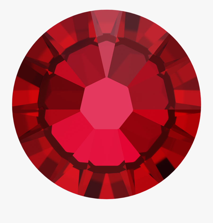 Swarovski 2038 Hot Fix Xilion Flatback Rhinestones - Circle, Transparent Clipart