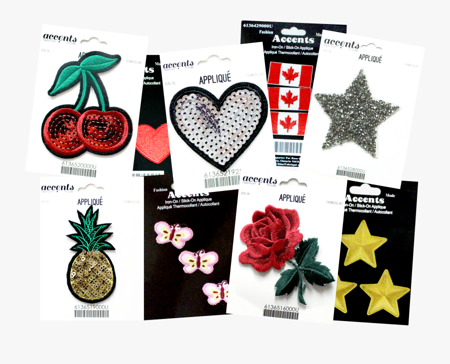 Large Variety Of Embroidered, Sequined Or Rhinestone - Pineapple, Transparent Clipart