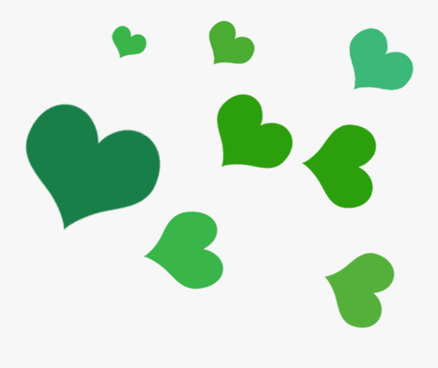 Leaf Green Heart Clip Art - Transparent Background Green Heart Png, Transparent Clipart