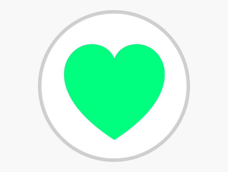 Green Heart Svg Clip Arts - Heart, Transparent Clipart