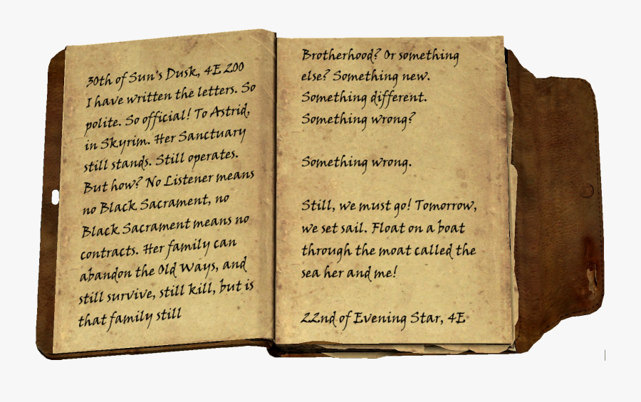 Old Letters Png - Journal Ancient, Transparent Clipart