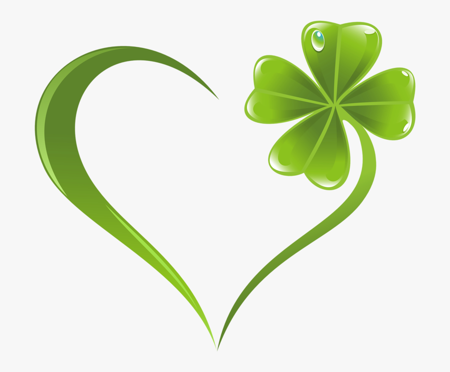 Shamrock Symbol For Facebook - Heart Four Leaf Clover Tattoo, Transparent Clipart