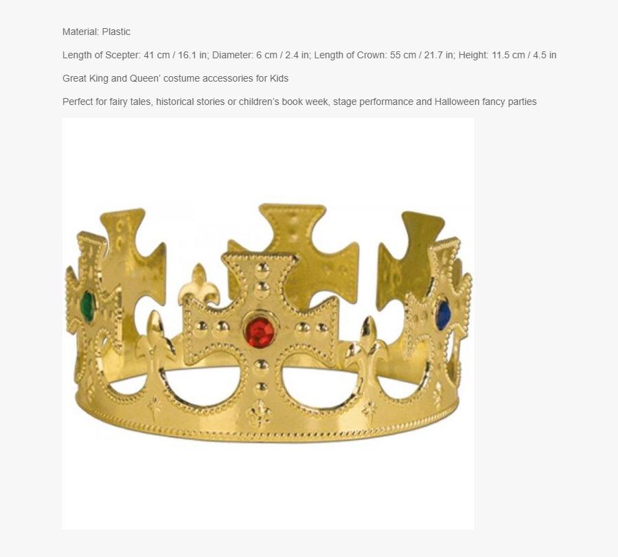 King Medieval Times Crown - Middle Ages Kings Crown, Transparent Clipart