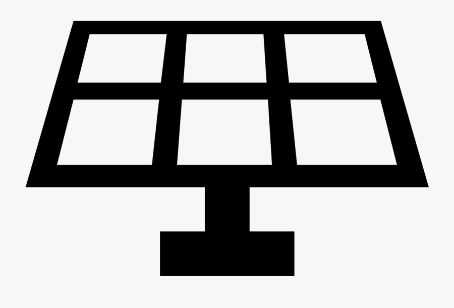 Solar Panel Icon, Transparent Clipart