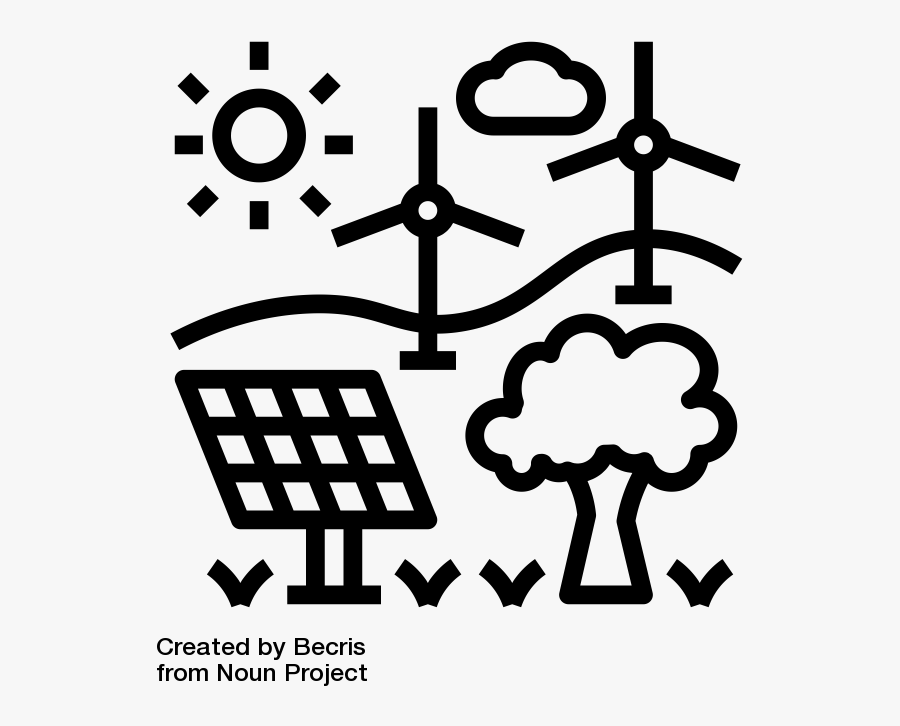 Transparent Renewable Energy Icon, Transparent Clipart