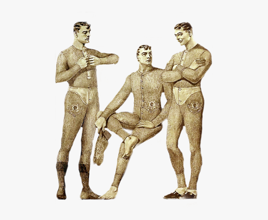 Vintage Men Underwear, Transparent Clipart