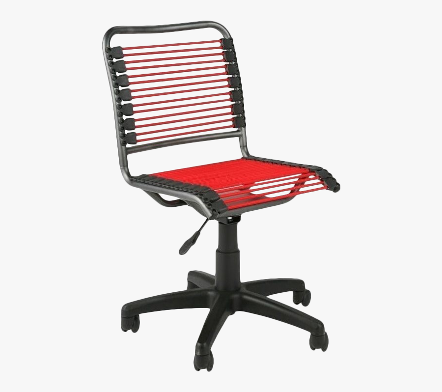 Eurostyle Bungie Low Back Office Chair In Red And Graphite - Bungee Office Chairs, Transparent Clipart