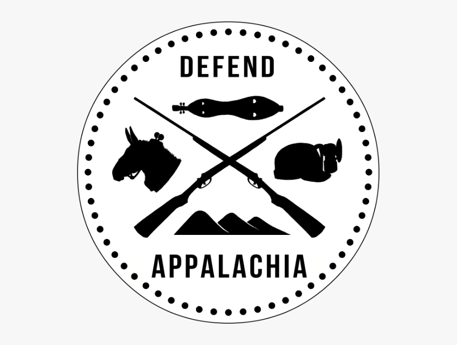 Defend Appalachia Circle Logo Sticker Resized - Calendar Club, Transparent Clipart
