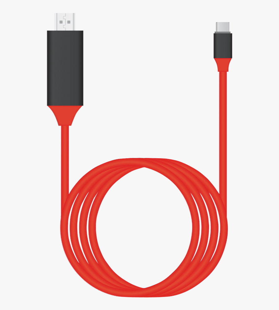 Transparent Cord Clipart - Type C To Hdtv Cable, Transparent Clipart