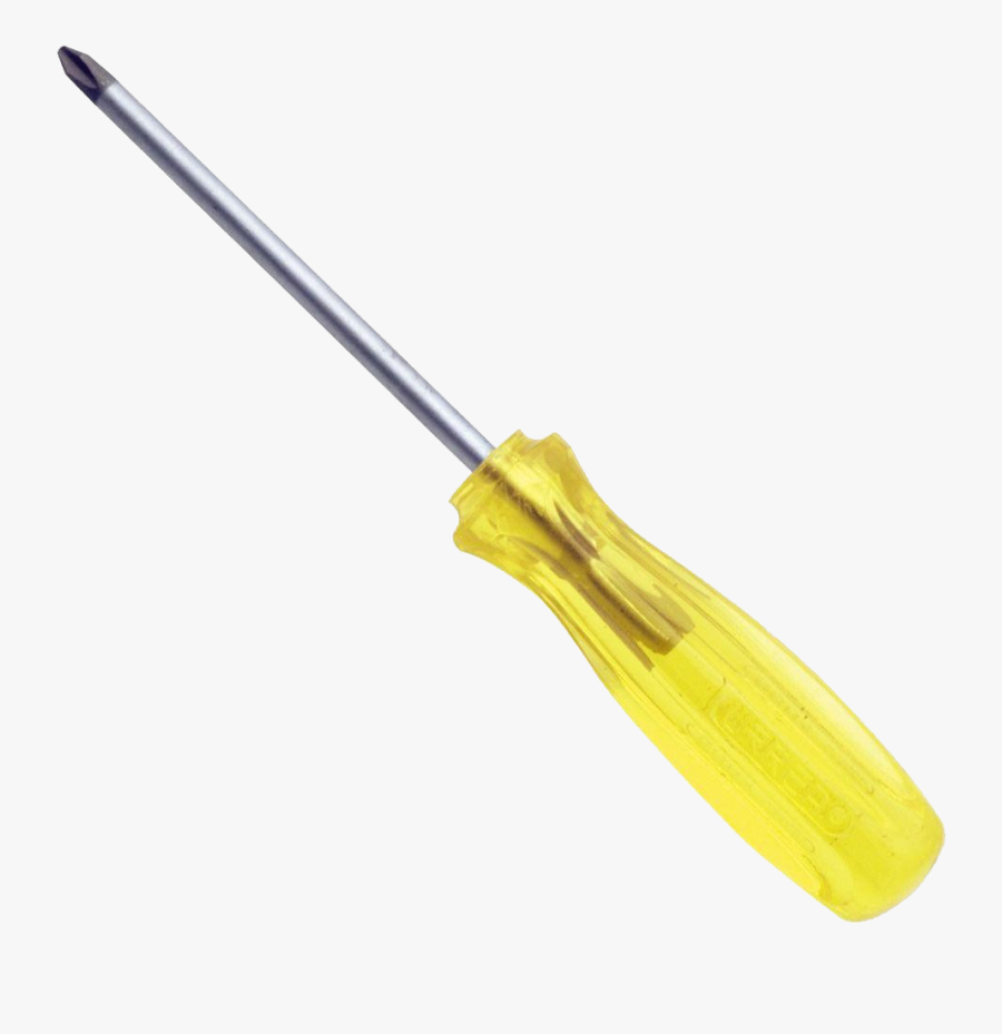 Screwdriver Png Free Images - Yellow Phillips Head Screwdriver, Transparent Clipart