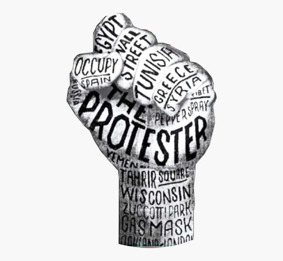 Freetoedit Fist Protest Kellydawn, Transparent Clipart