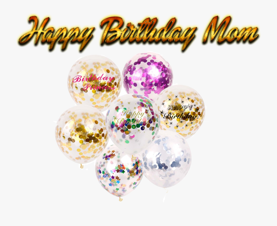 Happy Birthday Mom Png Background - Confetti Happy 