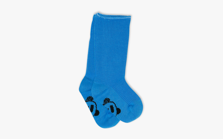 Panda Blue Mini Rodini - Sock, Transparent Clipart