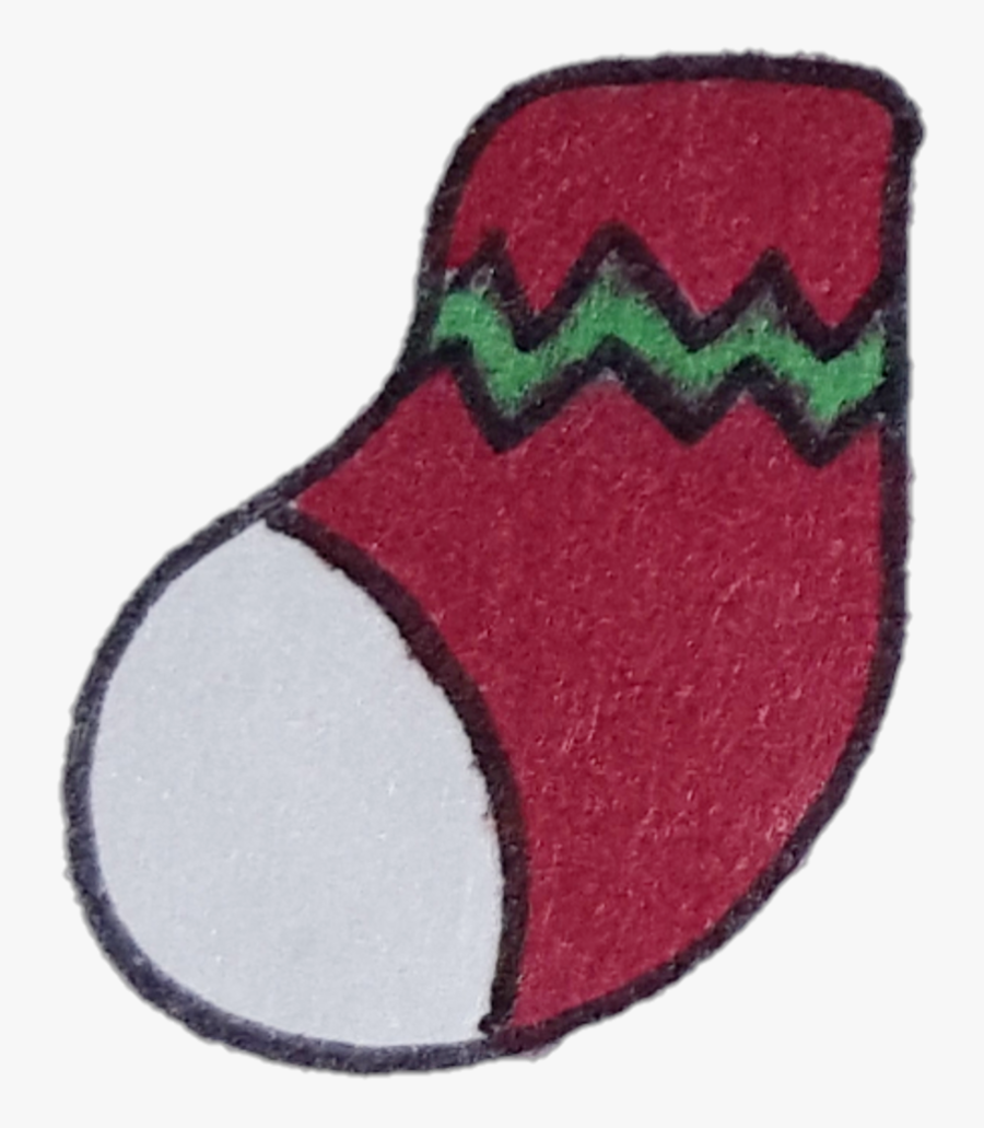🐾left Sock🐾 Christmas Socks Frenchie Happy Advent, Transparent Clipart