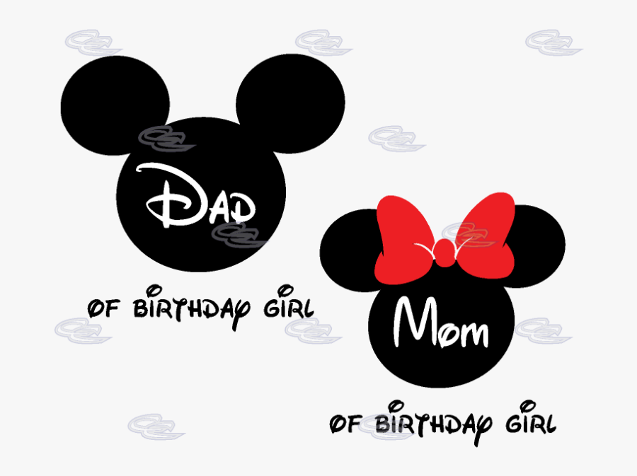 Mom Birthday Clipart - Christmas Disney Family Shirt Ideas, Transparent Clipart