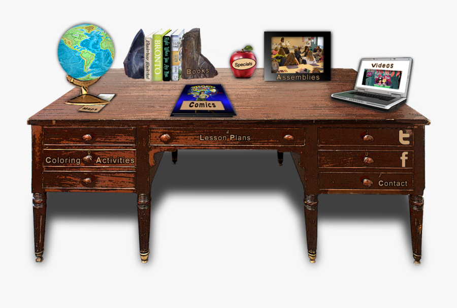 Free Teacher Desk Png Free Transparent Clipart Clipartkey