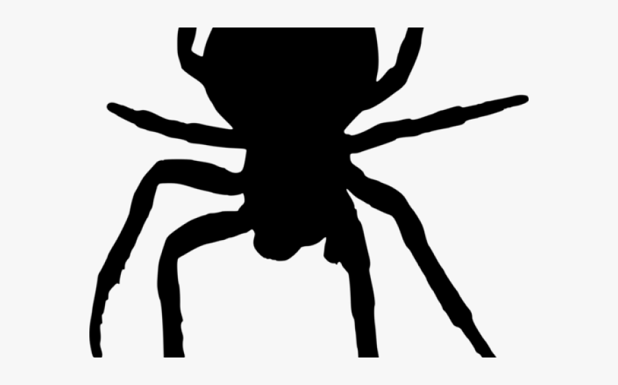 Spider Web Clipart Spider House - Scary Spider Clipart, Transparent Clipart