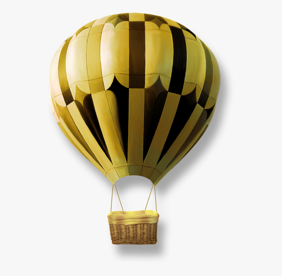 Hot Air Balloon Basket Png, Transparent Clipart