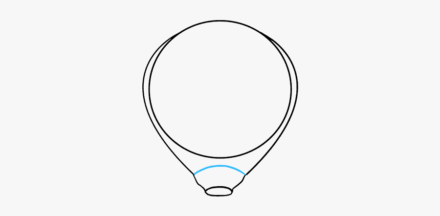 How To Draw Hot Air Balloon, Transparent Clipart