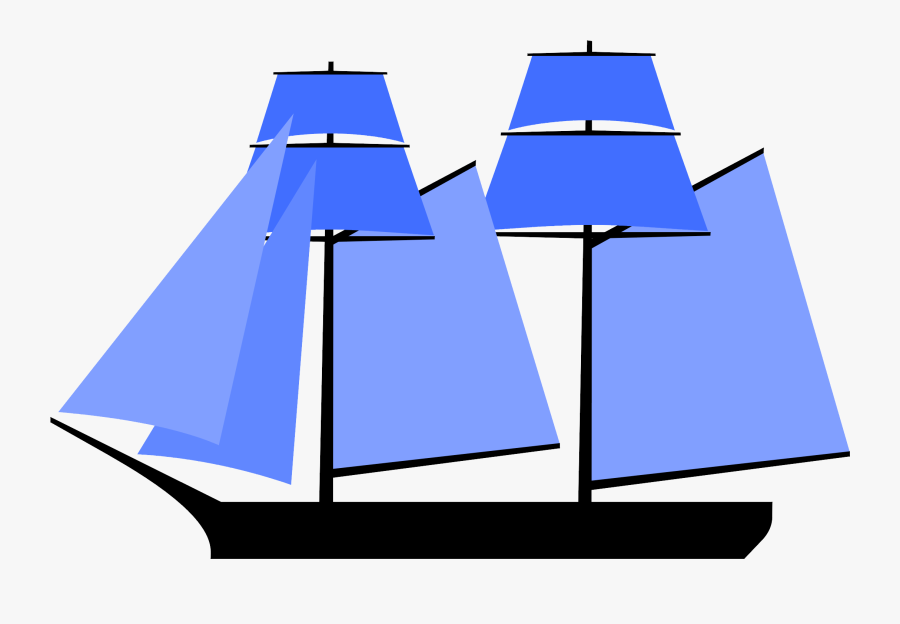 Double-topsail Schooner - Double Topsail Schooner, Transparent Clipart