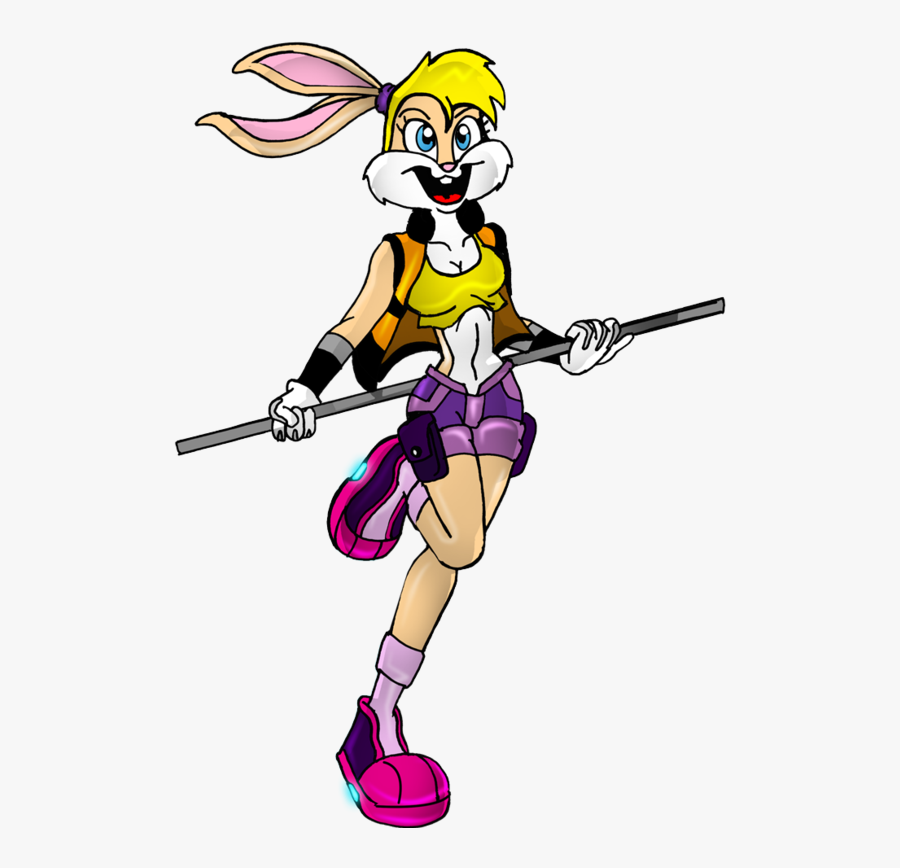 Cartoon,clip Art,fictional - Lola Bunny Png, Transparent Clipart